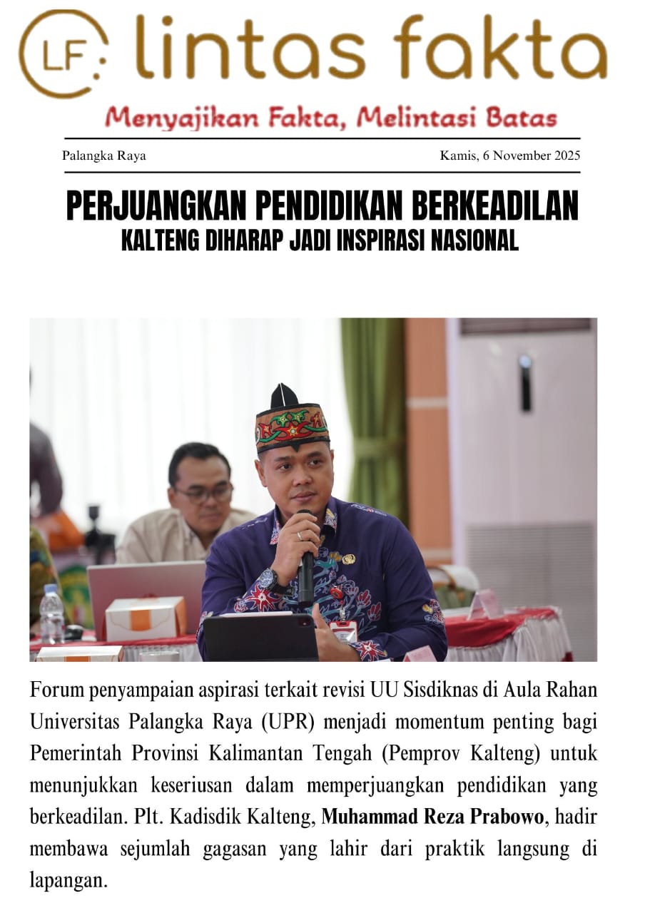 Perjuangkan Pendidikan Berkeadilan, Kalteng Diharap Jadi Inspirasi Nasional di Tengah Revisi UU Sisdiknas